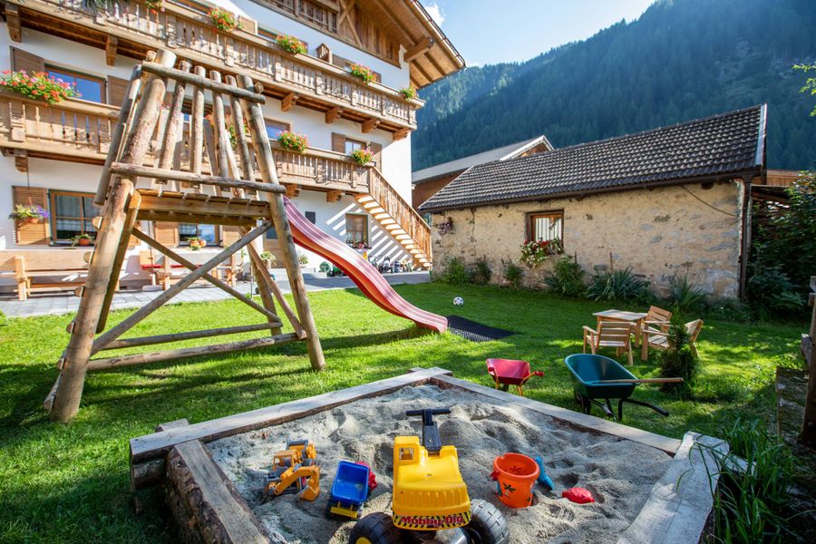 Child looking for food